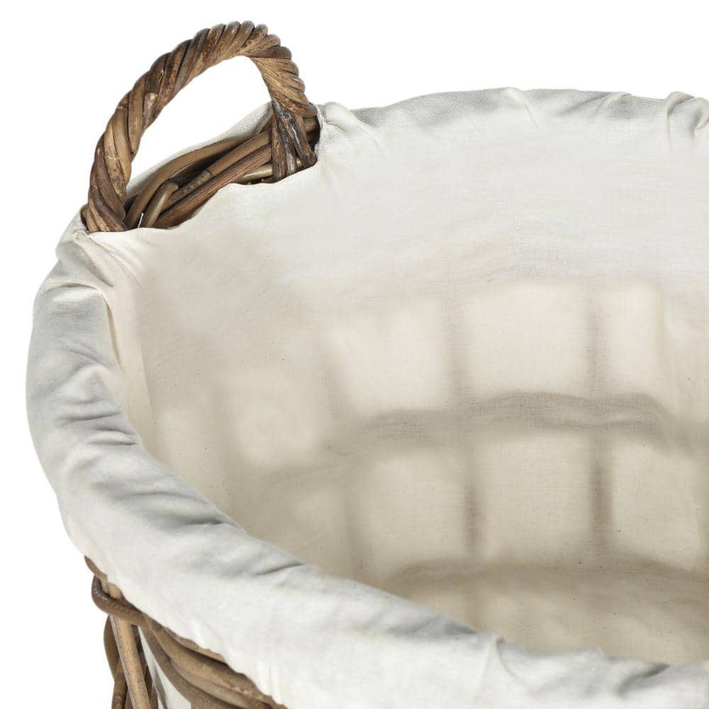 Adisa (Set Of 2) Laundry Basket - Grey - Safavieh