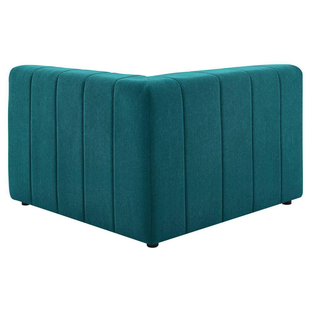 Bartlett Teal Upholstered Fabric Right-Arm Lounge Chair
