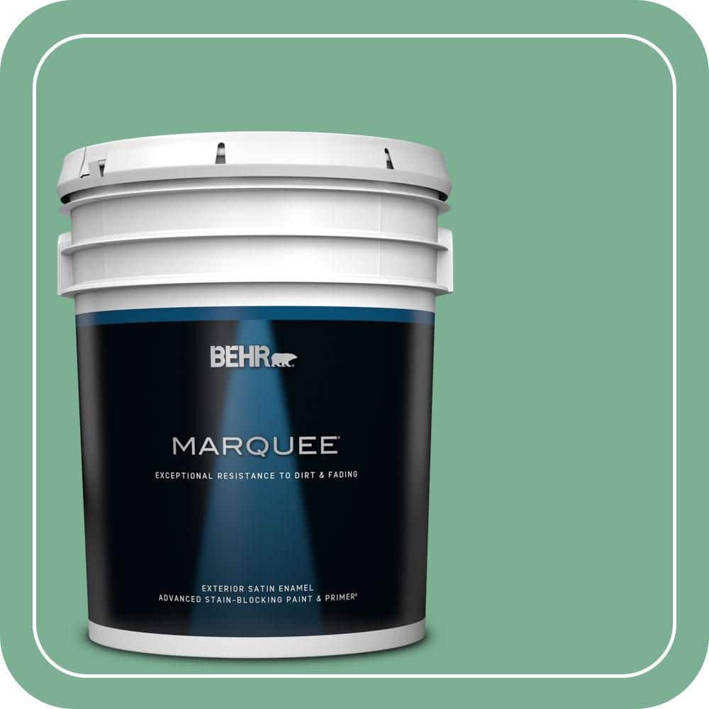 5 gal. #MQ6-12 Nature Green Satin Enamel Exterior Paint & Primer price history on PriceWatchPro