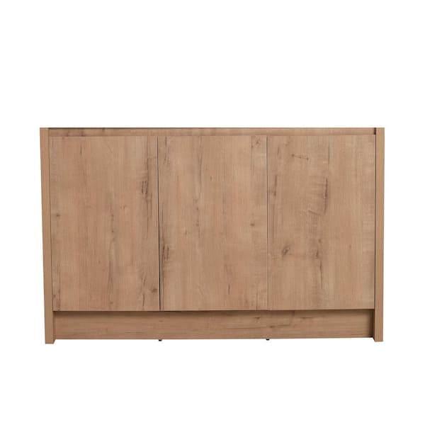 48 in. Bath Vanity Cabinet without Top in Imitative Oak Unassembled
