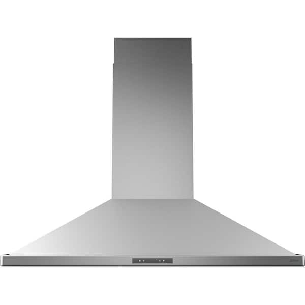 Zephyr Napoli 42 in. Convertible Island Mount Range Hood with LED Lights in Stainless Steel