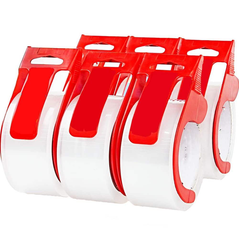 6-Pack Clear Packing Tape with Dispenser 2.7mil x 1.88 x 55 yds. Heavy Duty BOPP Acrylic for Moving Boxes price history on PriceWatchPro