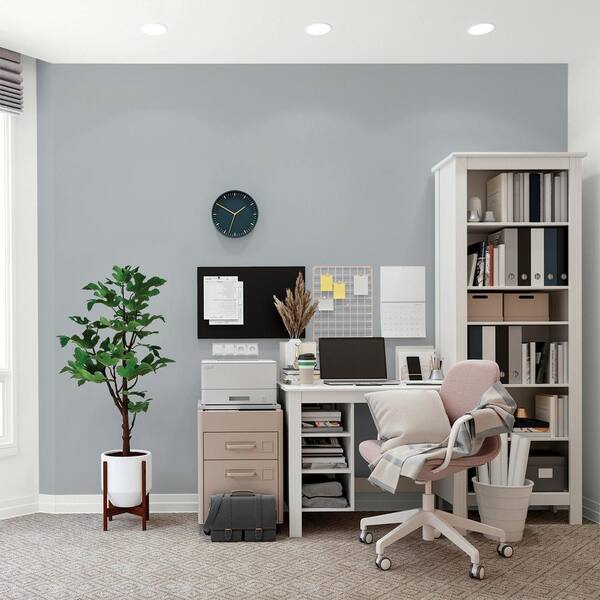 Glidden Essentials 5 gal. PPG1011-3 Stargazer Flat Interior Paint