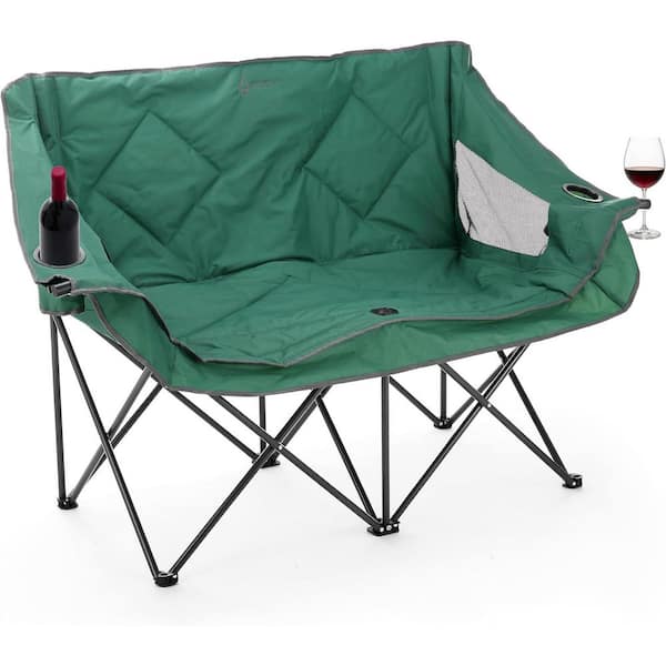 KKS0270U Forest Green Portable Duo Camping Chair