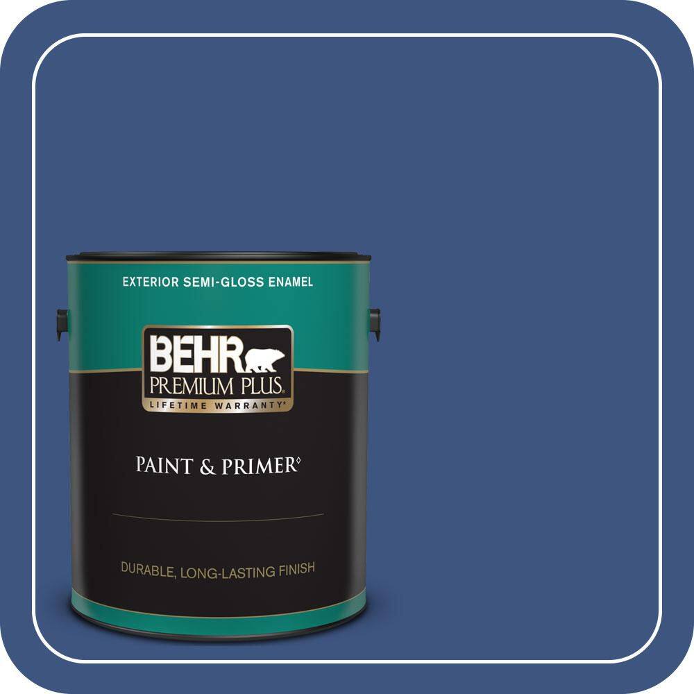 1 gal. #S-G-600 Deep Azure Semi-Gloss Enamel Exterior Paint & Primer price history on PriceWatchPro