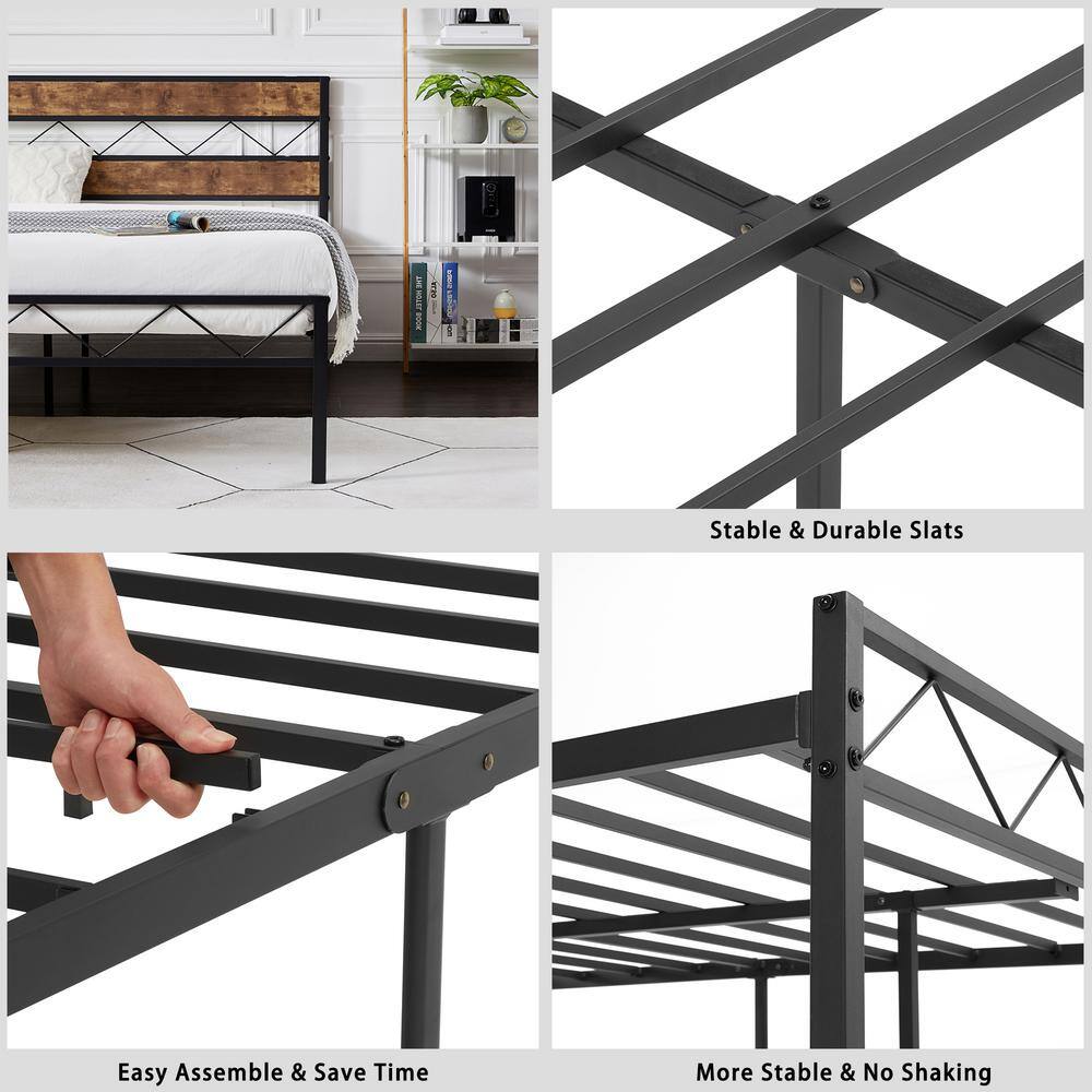 Platform Bed Frame Queen Size - rated 4.5625 stars from 32 reviews