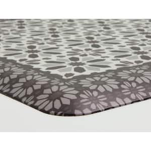 Black Lannister 60 in. x 20 in. Anti-Fatigue Comfort Long Mat