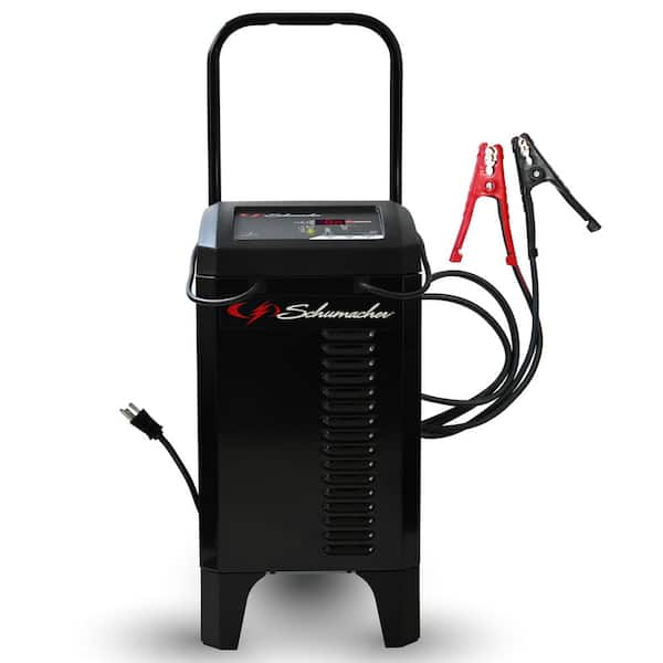 Wheeled Automatic 6A Car Battery Charger/200A Engine Start, Maintainer, 40A Boost, 6V/12V Sport, Auto, Marine Batteries