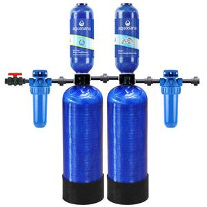 Rhino Series 6-Stage 400,000 Gal. Whole House Chloramine Water Dispenser Filtration System