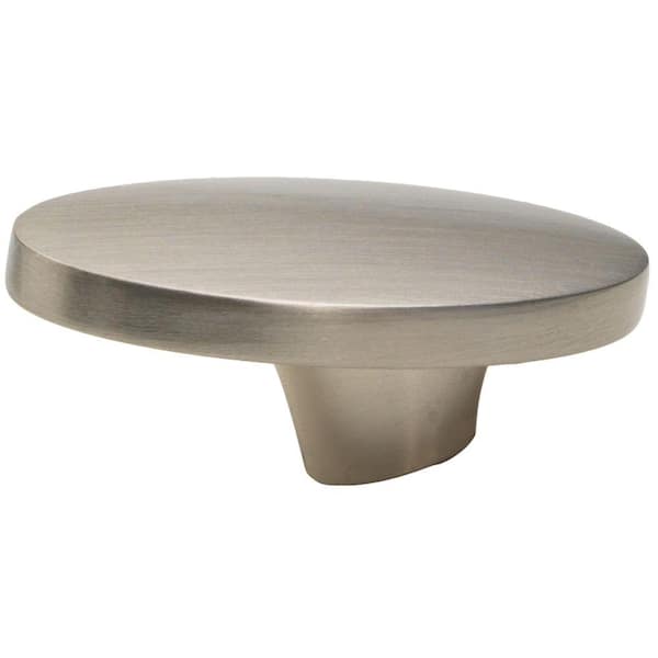 Luna 15/16 in. Satin Nickel Cabinet Knob