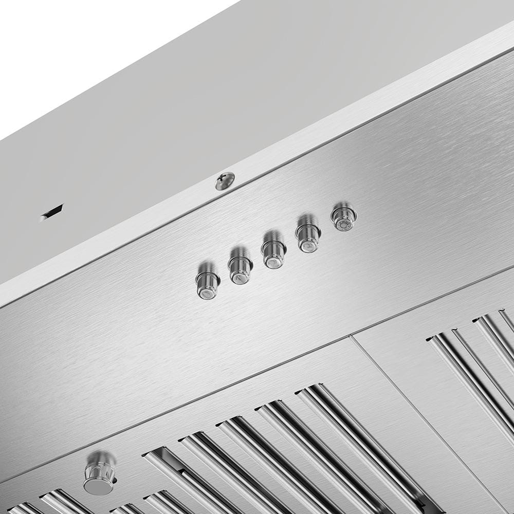 Streamline 28-inch Brushed Stainless Steel Insert Range Hood with Charcoal Filter