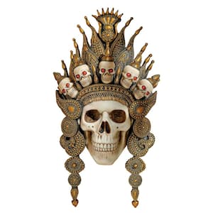 Balinese God of the After Life Sculptural Skull Novelty Wall Mask