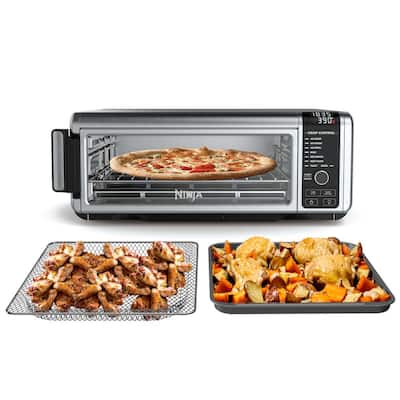 Stainless Steel Foodi Digital Air Fry Oven, Convection Oven, Toaster, Air Fryer, Flip-Away for Storage (SP101)