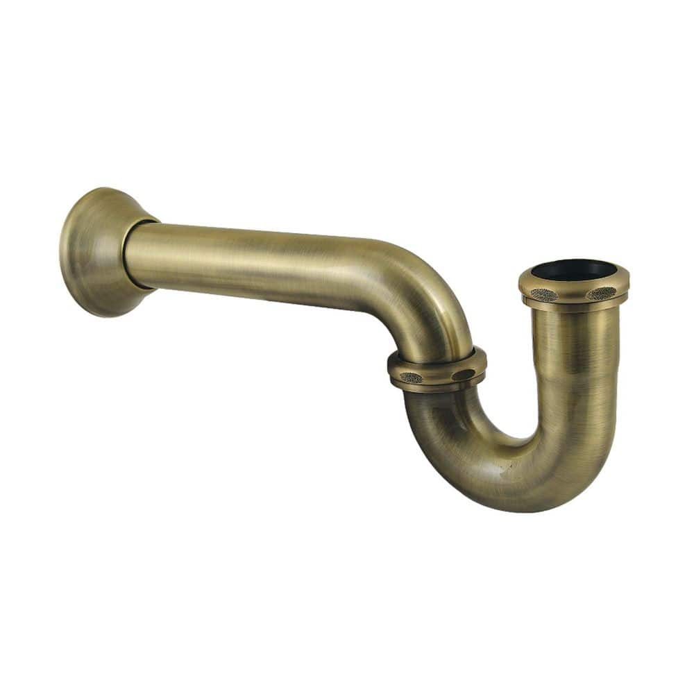 Vintage 1-1/2 Inch 18-Gauge Decor P-Trap in Antique Brass price history on PriceWatchPro