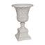 MPG 16.25 in. x 26.5 in. Cast Stone Fiberglass Lattice Urn and Pedestal ...