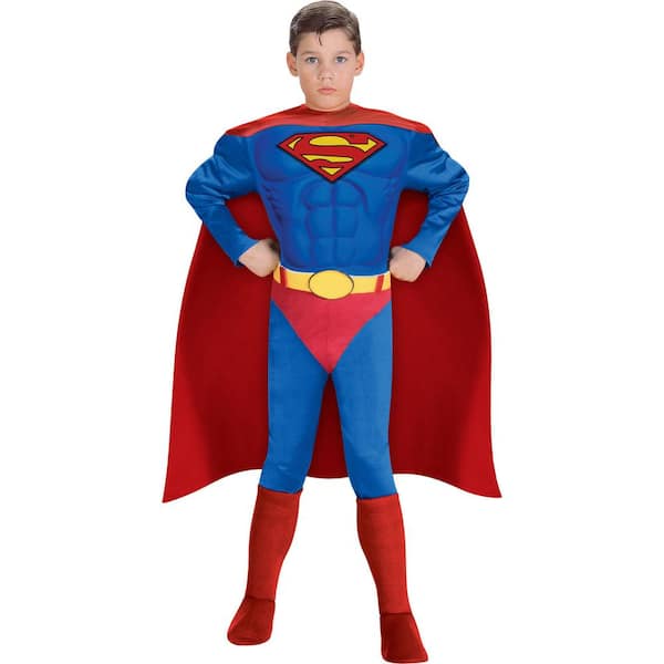DC Comics Superman Small Boys Deluxe Muscle Chest Kids Halloween ...