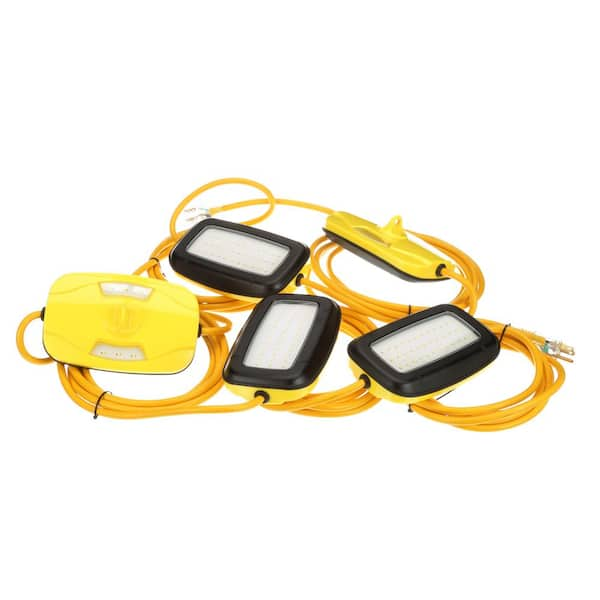 100 ft. 14/3 SJTW LED String Light, Yellow