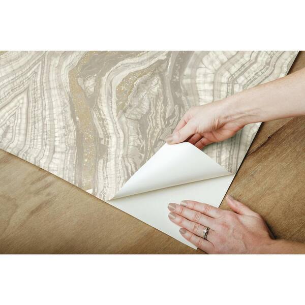 NT6104 - Metallic Cream Scallop Wallpaper-Candice Olson