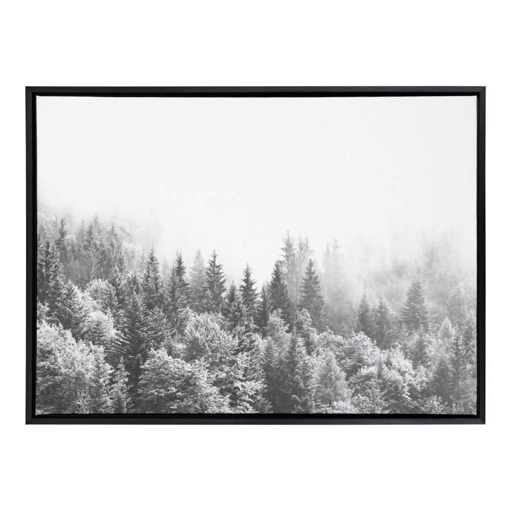 UPC 032231663433 product image for Sylvie Forest On A Foggy Day BW by the Creative Bunch Studio Framed Art Print 38 | upcitemdb.com
