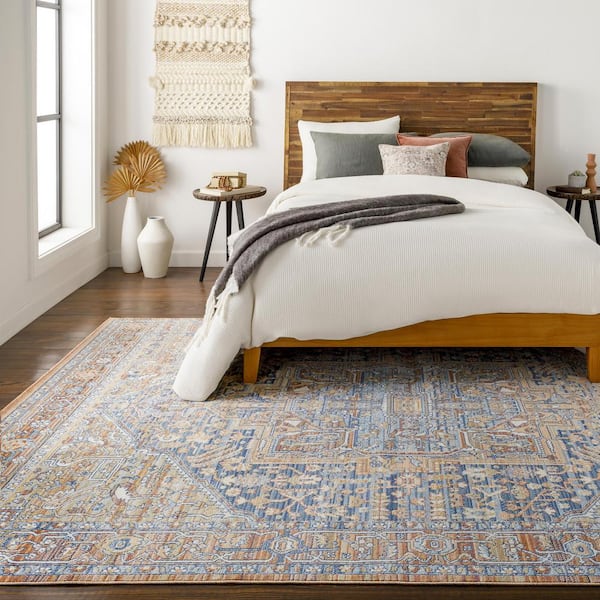 Sequoia Burnt Orange 8 ft. 10 in. x 12 ft. Indoor/Outdoor Area Rug