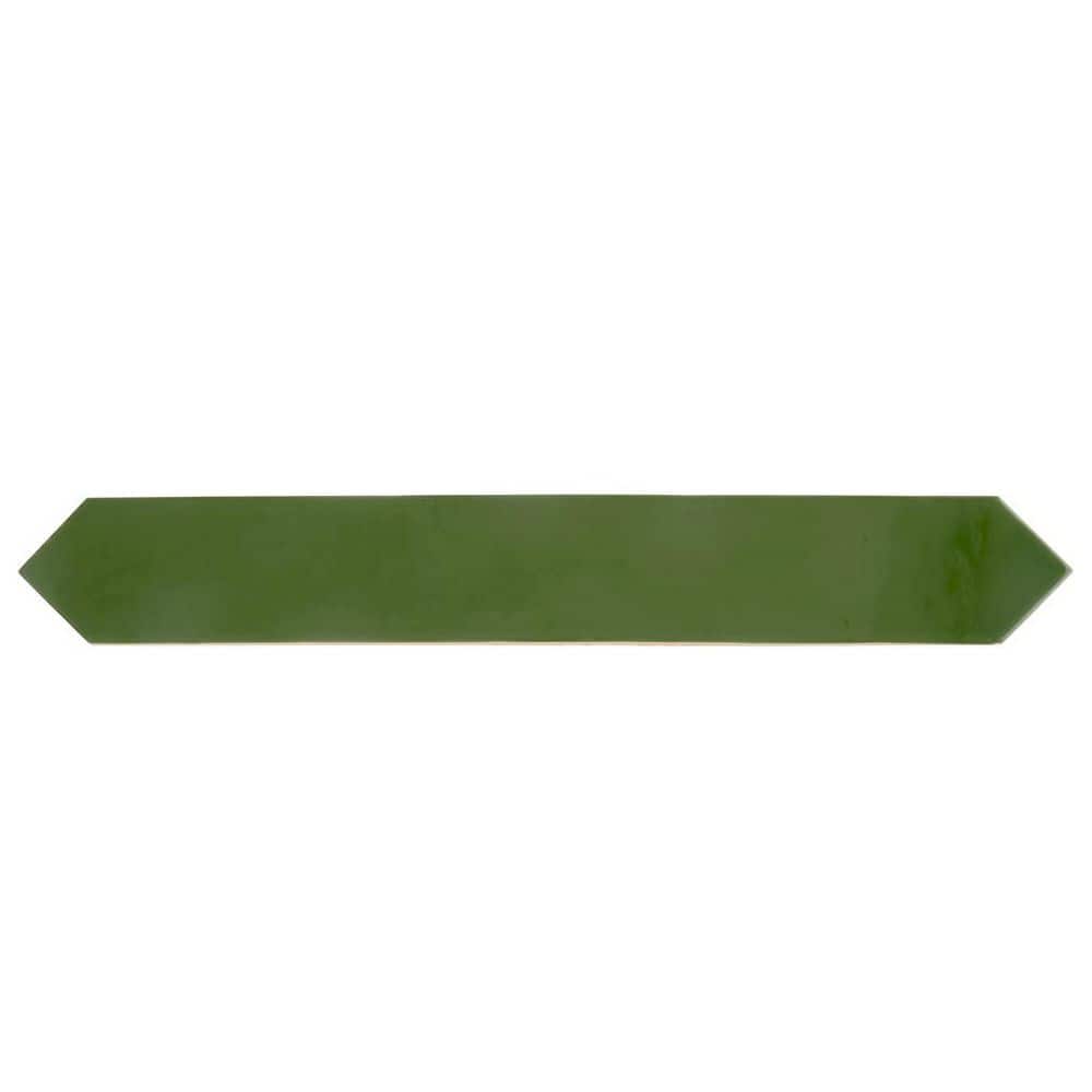 Terralis 3 in. x 19 in. Glossy Deep Forest Green Porcelain Picket Wall and Floor Tile (7.65 sq. ft./case) (20 Pack) price history on PriceWatchPro