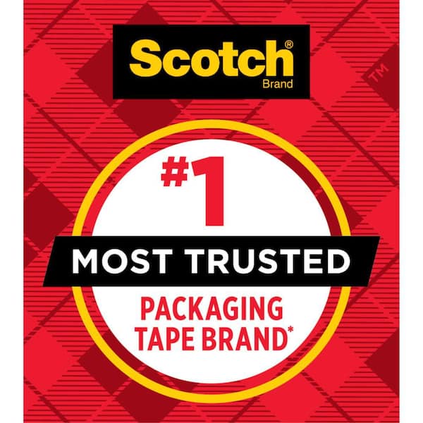 Nastro Da Imballaggio Scotch 1.88'' X 54.6 Iarde, Trasparente, Pesante, Confezione Da 4 - USA