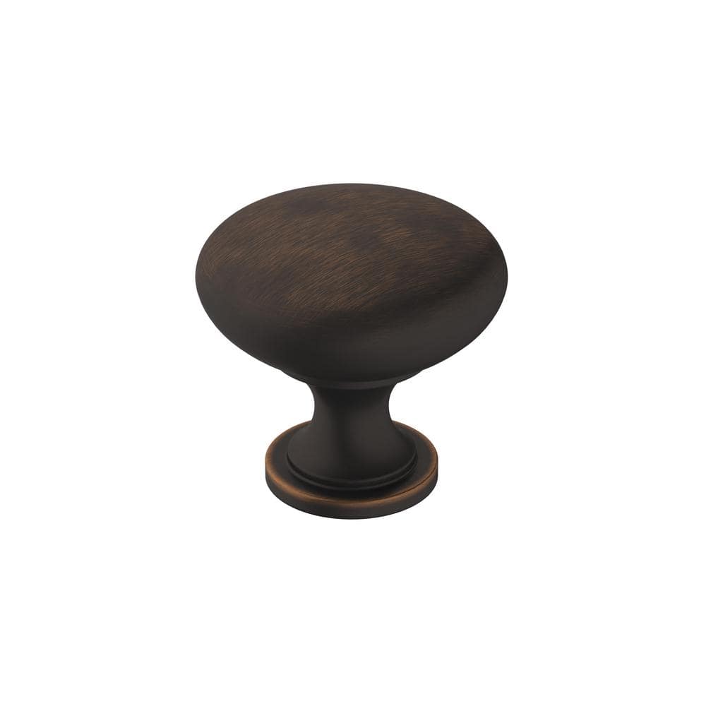 Era 1-1/4 in. (32mm) Traditional Oil-Rubbed Bronze Round Cabinet Knob