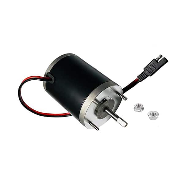 18 lb. Metal ATV UTV Salt Spreader IP67 Sealing Continuous Duty Cycle 900RPM 12V DC 18W 2000 Hour Life