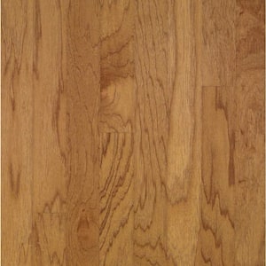 Take Home Sample - Hickory Autumn Wheat Solid Hardwood Flooring - 5 in. x 7 in.