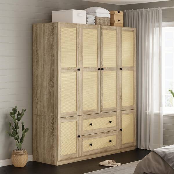 【PerfumeCloset】CHECK COMBINATION OUTER Closet Evolution Ultimate 84 in. W - 115 in. W Espresso Wood