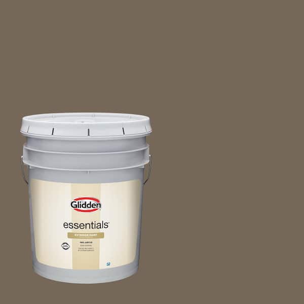 Glidden Essentials 5 gal. PPG1021-6 Curlew Satin Exterior Paint
