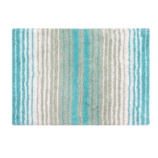 100% Cotton Gradiation Collection Machine Washable 17x24, Turquoise