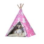 Large Pink Puzzle Pet Teepee
