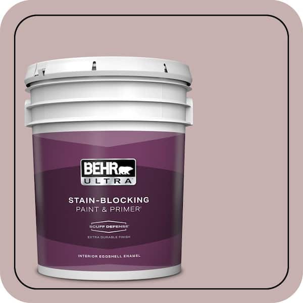 BEHR ULTRA 5 gal. #120E-3 Subdued Hue Extra Durable Eggshell Enamel Interior Paint & Primer