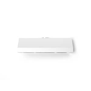 40 in. 560 CFM Under Cabinet Mounted Range Vent Hood with Lights in White