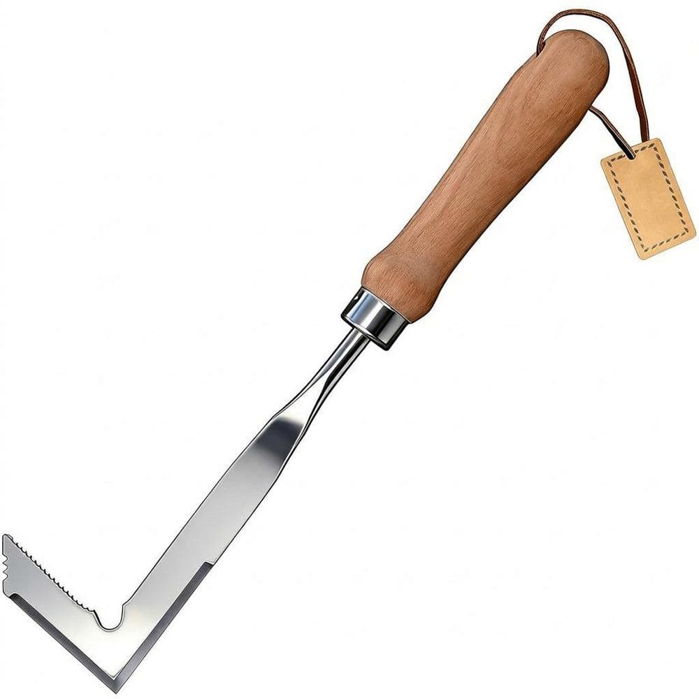 13 in. Manual Weeder Stainless Steel Beech Handle Crevice Weeding Tool for Removing Moss Grass Weeds in Paving price history on PriceWatchPro