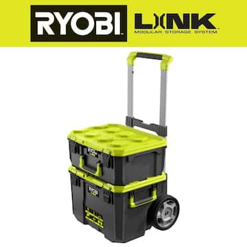 22.2 in. LINK Rolling Tool Box with LINK Medium Tool Box