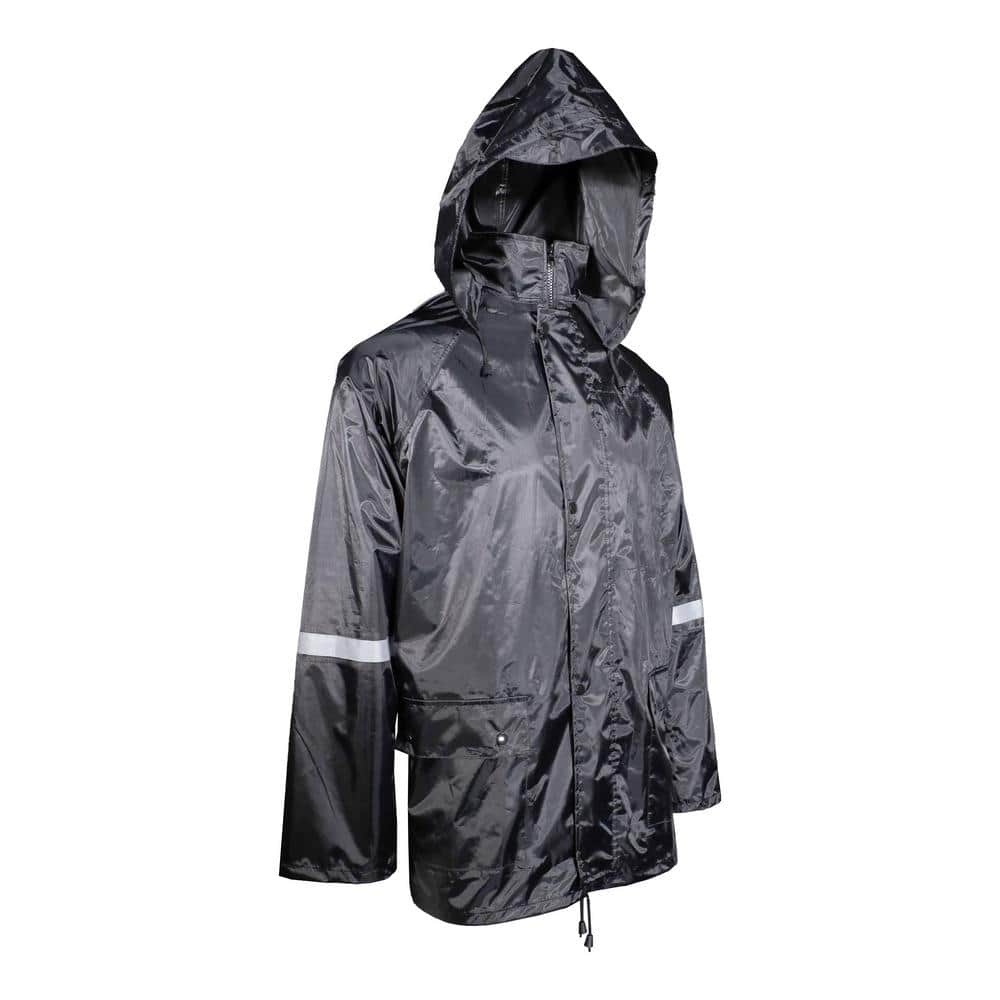 PRIVATE BRAND UNBRANDED Premium Men's Large Black Waterproof 170T