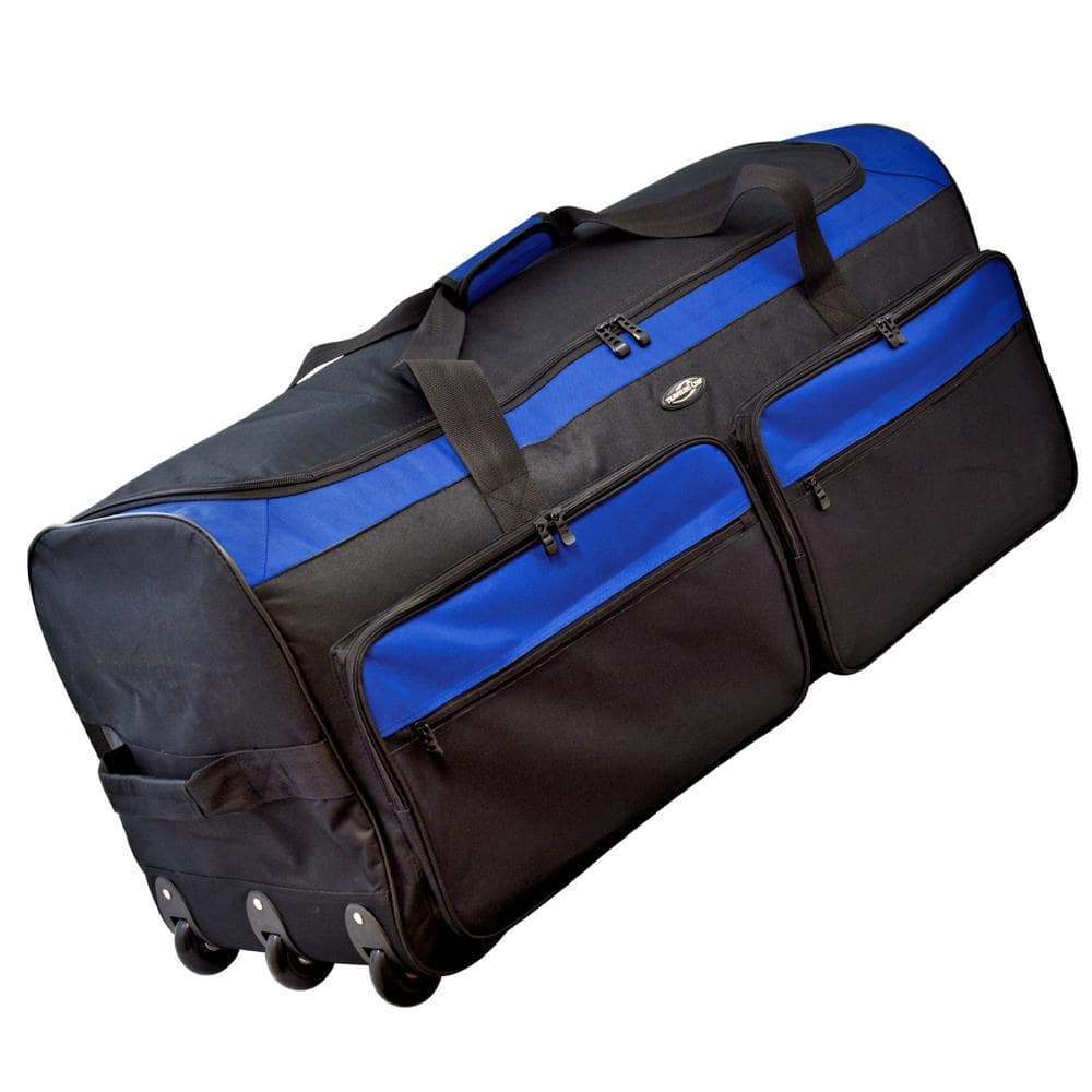 36 in. Tri-Fold Rolling Duffel Bag with 3-Blade Wheels and Folding Base  83036N-410