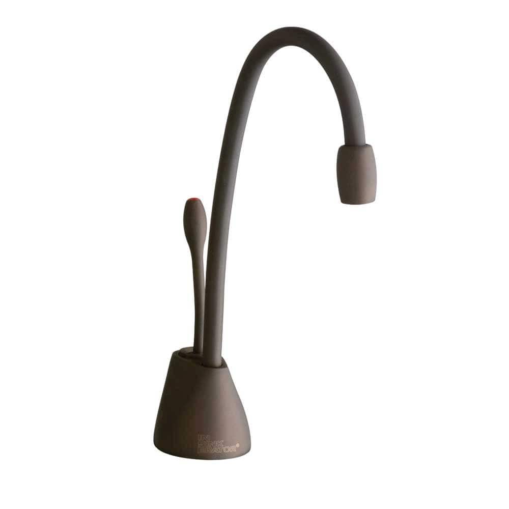 InSinkErator Contemporary Instant Hot Water Dispenser, 8.4 in., Single Handle Kitchen Faucet in Mocha Bronze