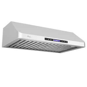 Supreme Series 30 in. 1000 CFM Ducted Under Cabinet Range Hood in Stainless Steel with Remote Control