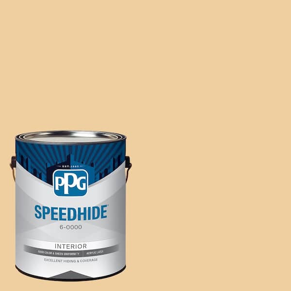 1 gal. PPG1207-4 Toffee Crunch Satin Interior Paint