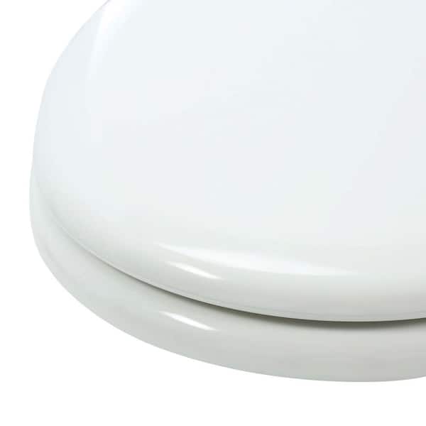 Bemis Nextstep Children S Elongated Closed Front Toilet Seat In White 1583slowa 000 The Home Depot - Bemis Nextstep Toilet Seat Hinge