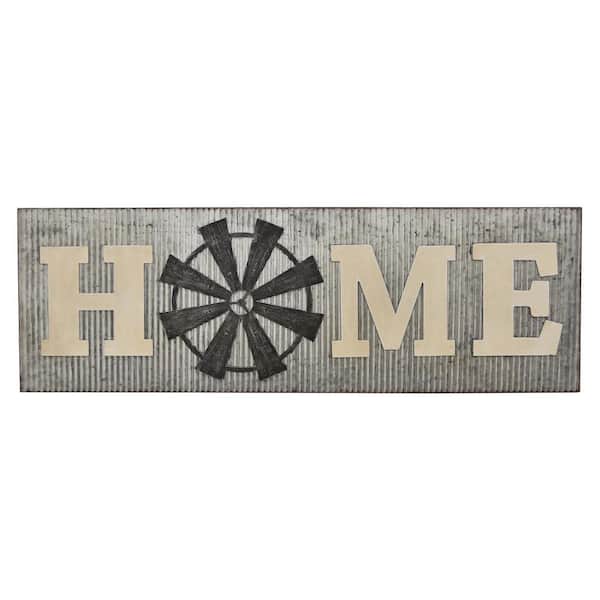 THREE HANDS 12 in. Novelty Sign - Home