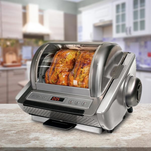 Ronco EZStore Stainless Steel Countertop Rotisserie Oven