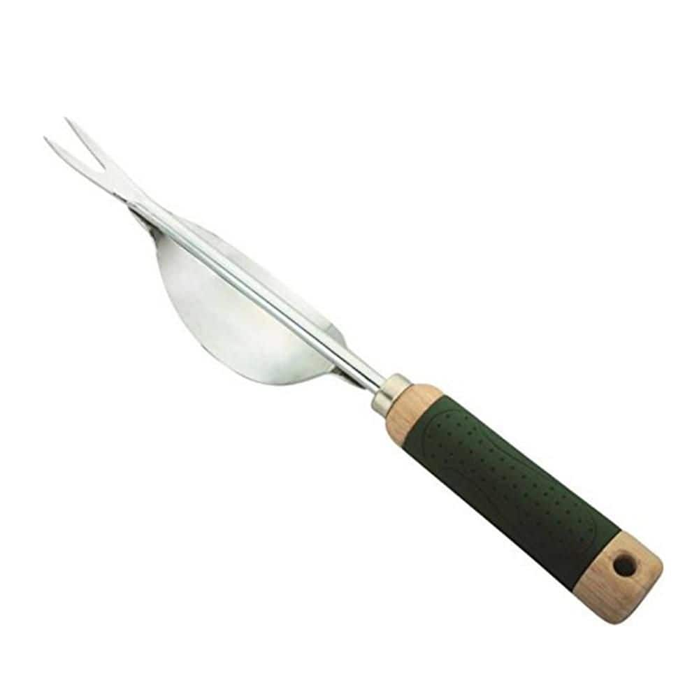 13 in. Stainless Rust Proof Steel Ball Weeder with Sharp V Nose Digs Deep t