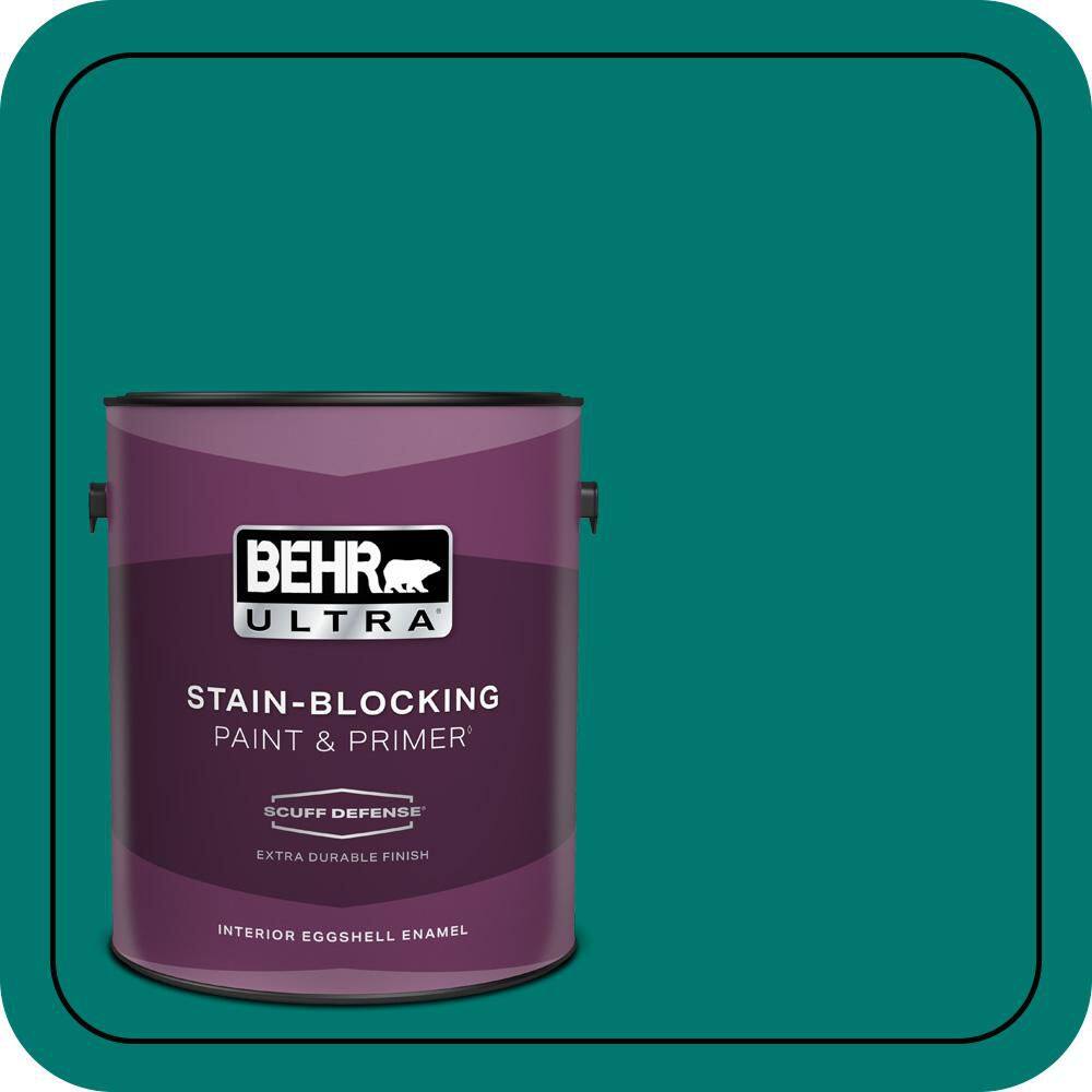 1 gal. #490B-7 Mermaid Harbor Extra Durable Eggshell Enamel Interior Paint & Primer price history on PriceWatchPro