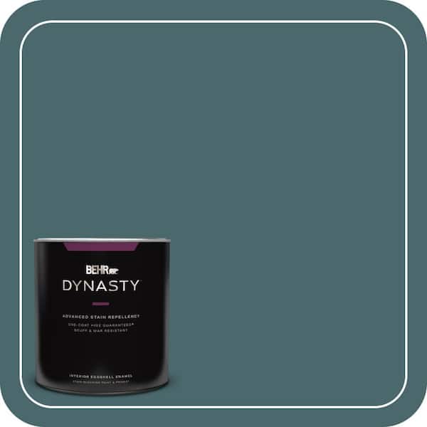 BEHR DYNASTY 1 qt. #500F-7 Mythic Forest Eggshell Enamel Interior Stain-Blocking Paint & Primer