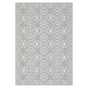 Eliza Blue 10 ft. x 13 ft. Indoor/Outdoor Area Rug