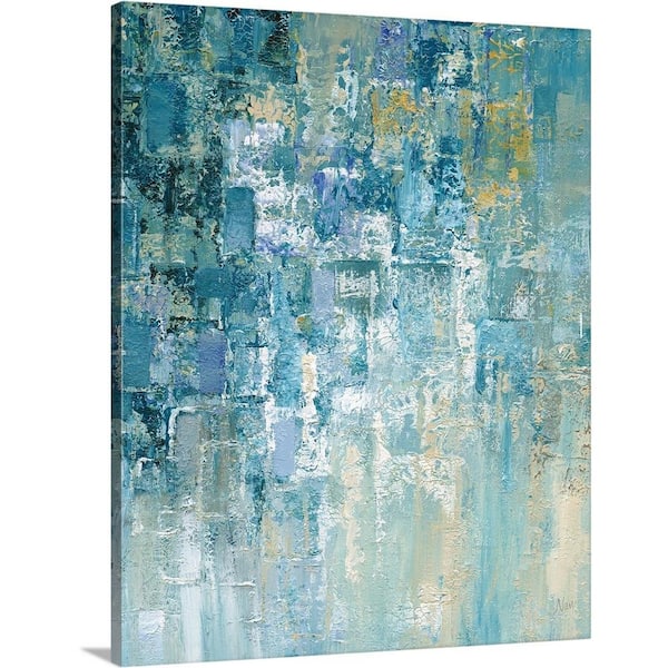 GreatBigCanvas 24 in. x 30 in. "I Love the Rain Detail II" by Nan Art Canvas Wall Art